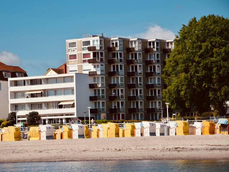 Penthaus Horizont Mit Meerblick Lübeck Exteriér fotografie