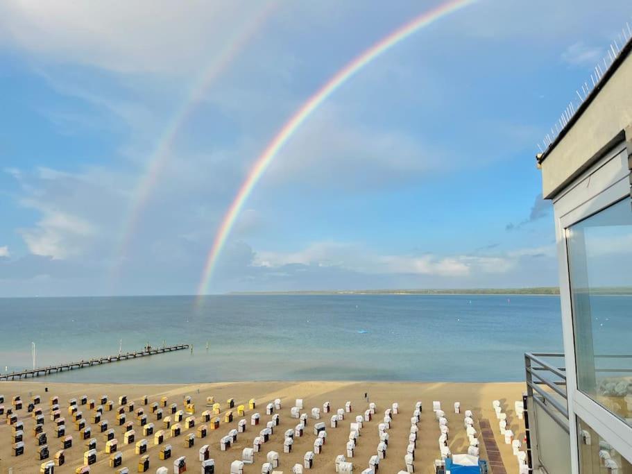 Penthaus Horizont Mit Meerblick Lübeck Exteriér fotografie