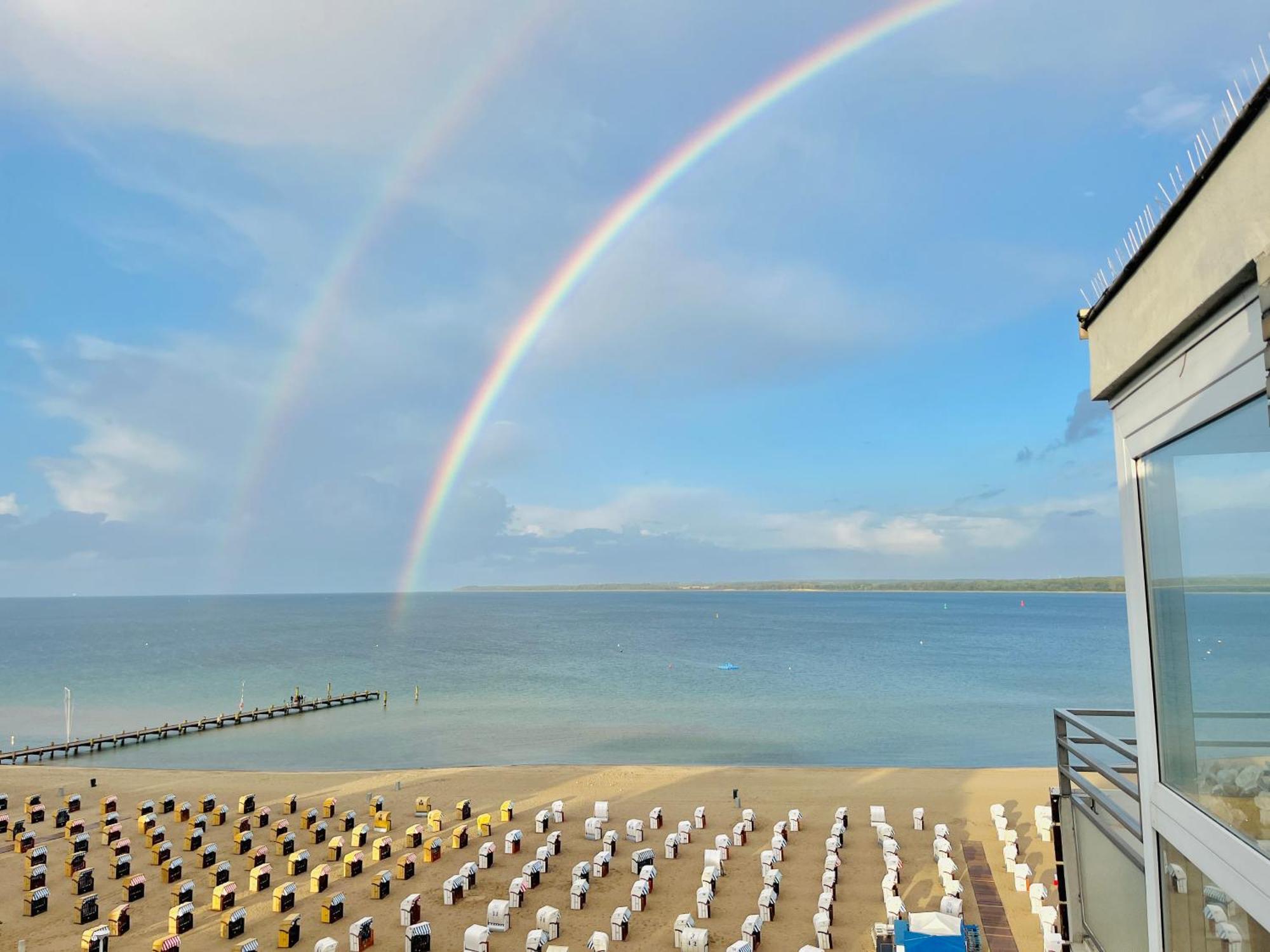 Penthaus Horizont Mit Meerblick Lübeck Exteriér fotografie